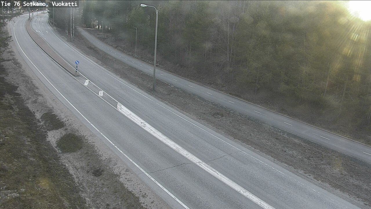 Weather Camera Image Road 76 Sotkamo, Vuokatti, Sotkamo, Kainuu