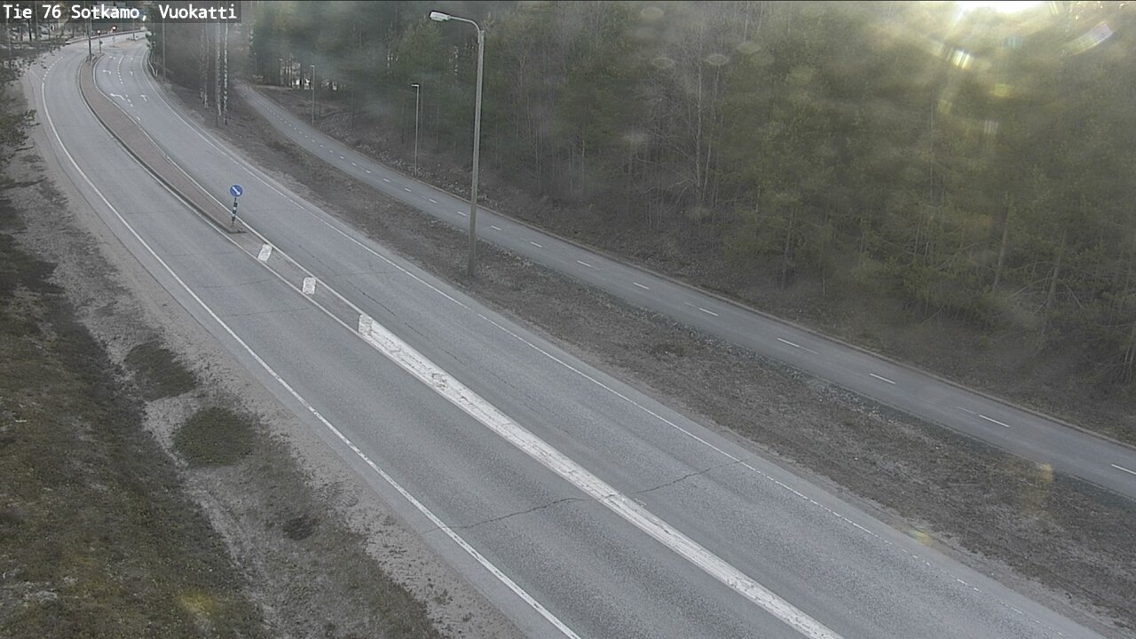 Weather Camera Image Road 76 Sotkamo, Vuokatti, Sotkamo, Kainuu
