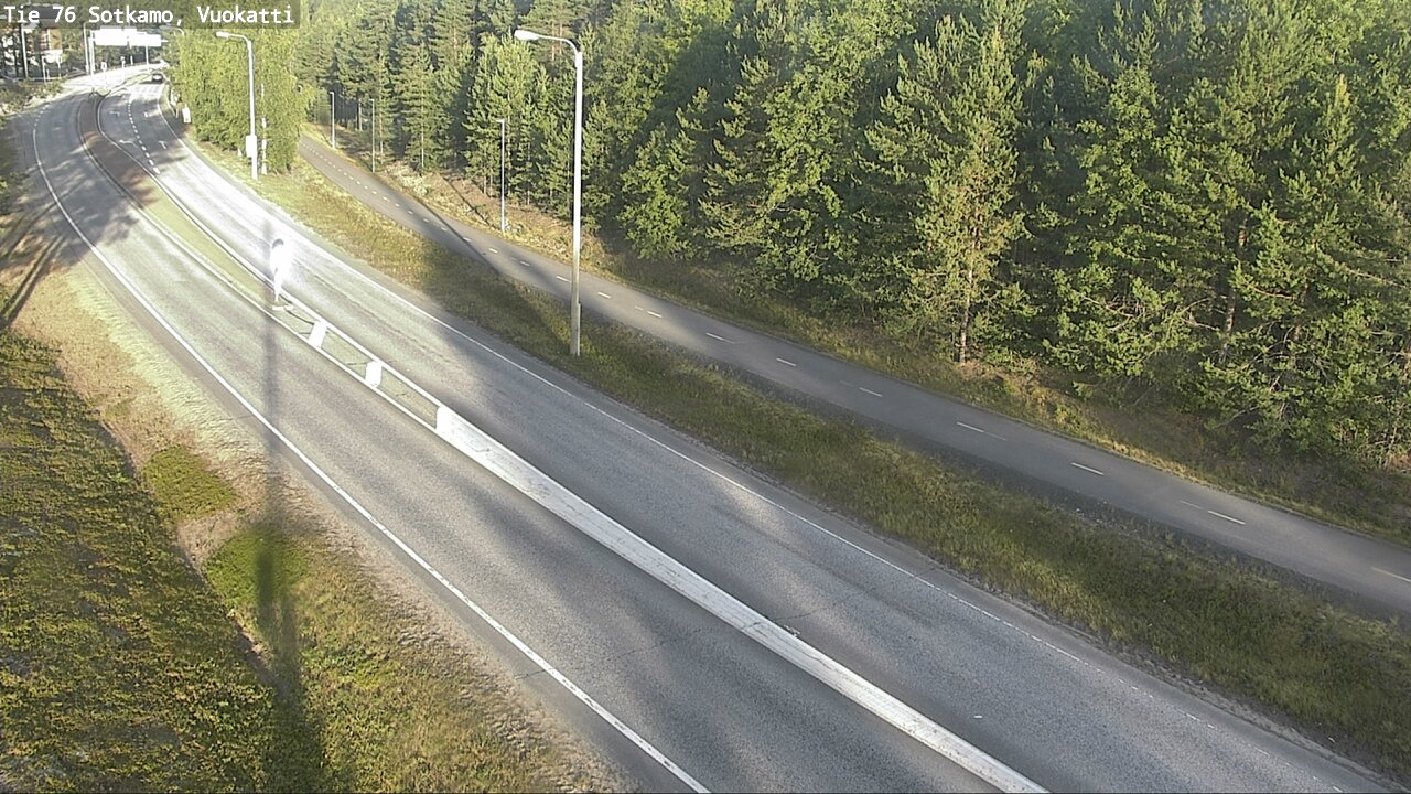 Weather Camera Image Road 76 Sotkamo, Vuokatti, Sotkamo, Kainuu