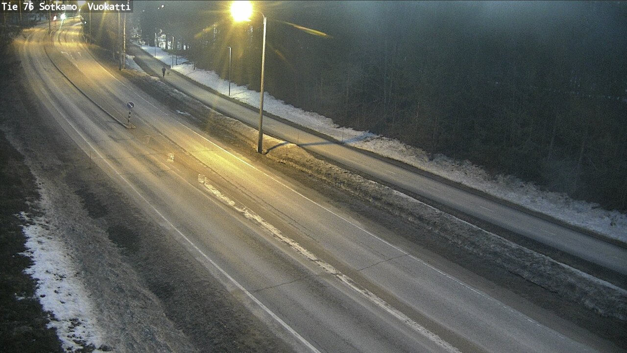 Weather Camera Image Väg 76 Sotkamo, Vuokatti, Sotkamo, Kainuu