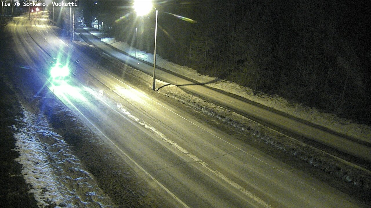 Weather Camera Image Väg 76 Sotkamo, Vuokatti, Sotkamo, Kainuu