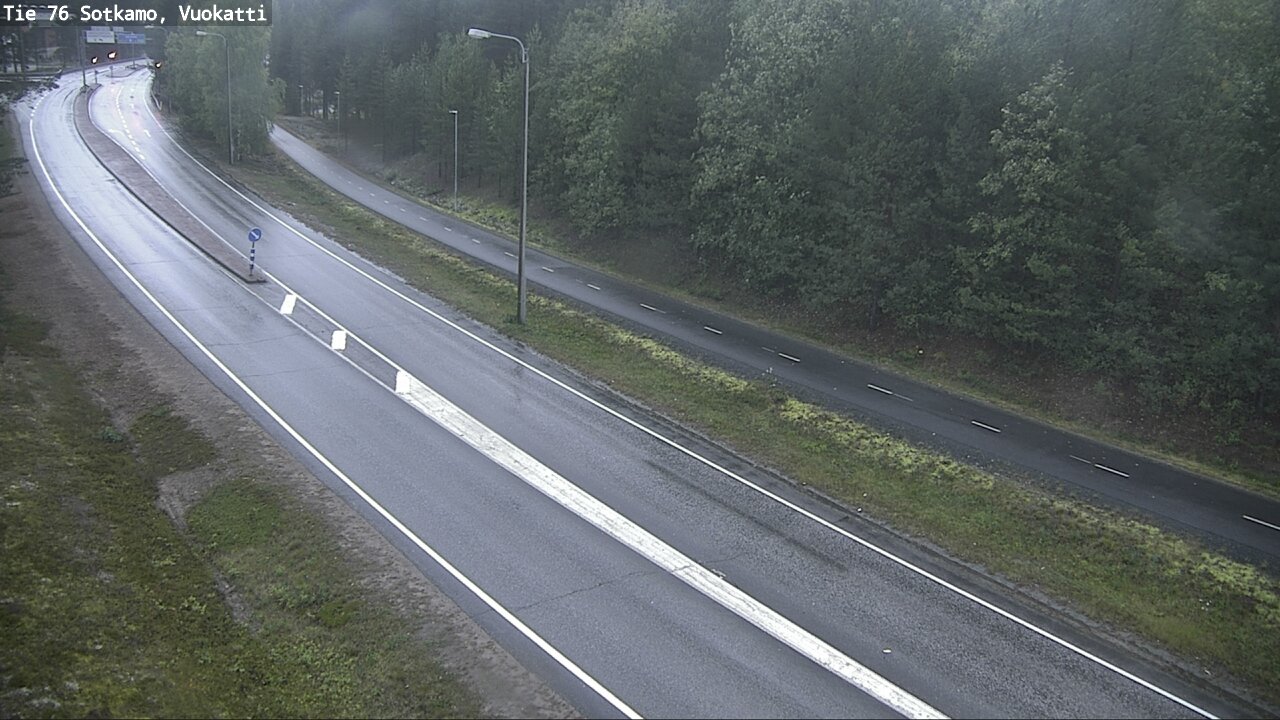 Weather Camera Image Road 76 Sotkamo, Vuokatti, Sotkamo, Kainuu