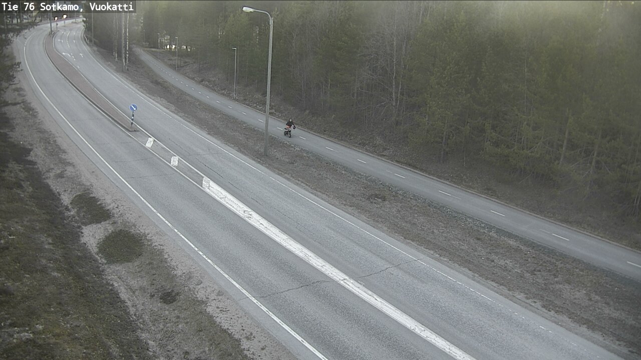 Weather Camera Image Road 76 Sotkamo, Vuokatti, Sotkamo, Kainuu