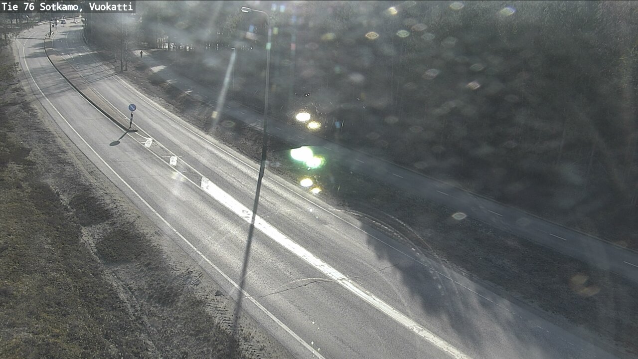 Weather Camera Image Road 76 Sotkamo, Vuokatti, Sotkamo, Kainuu