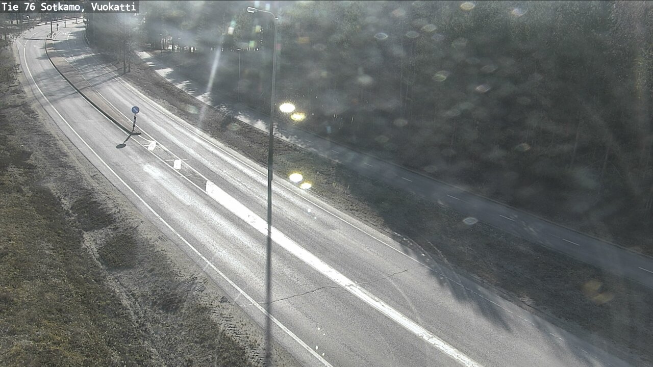Weather Camera Image Road 76 Sotkamo, Vuokatti, Sotkamo, Kainuu