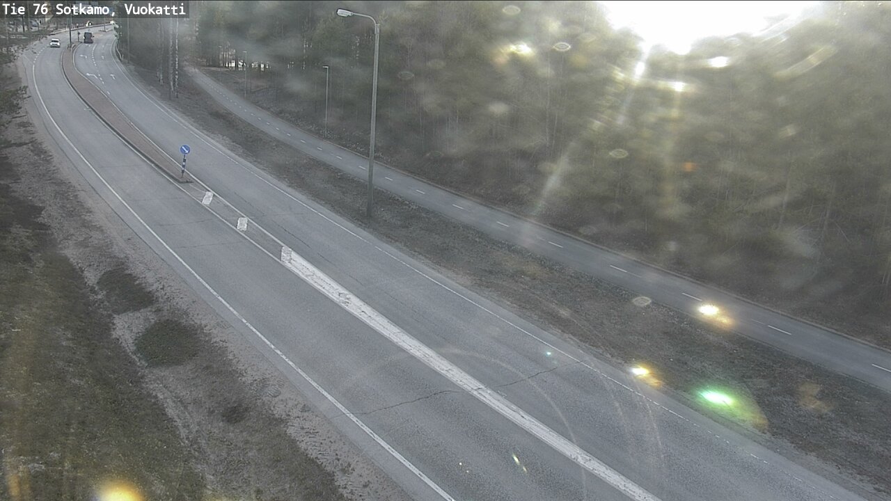 Weather Camera Image Road 76 Sotkamo, Vuokatti, Sotkamo, Kainuu