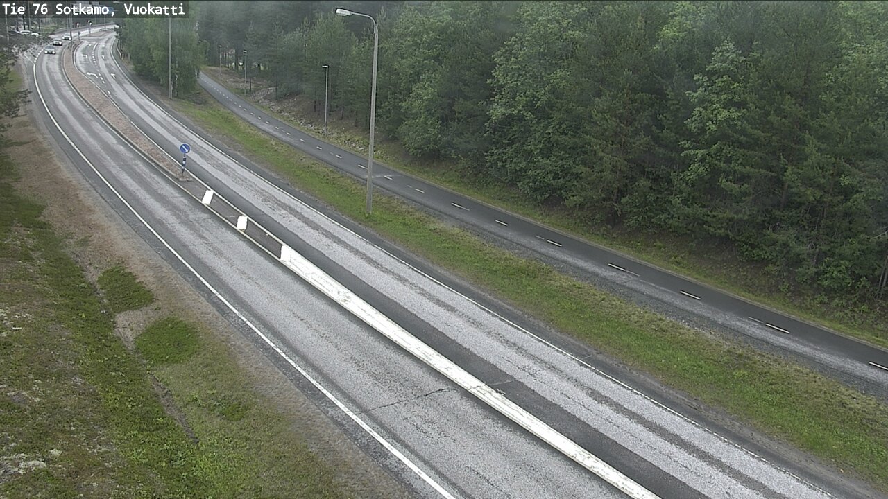 Weather Camera Image Road 76 Sotkamo, Vuokatti, Sotkamo, Kainuu