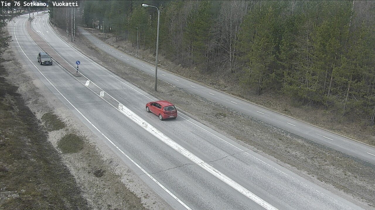 Weather Camera Image Road 76 Sotkamo, Vuokatti, Sotkamo, Kainuu