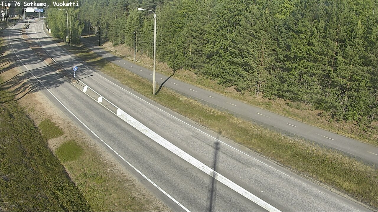 Weather Camera Image Väg 76 Sotkamo, Vuokatti, Sotkamo, Kainuu