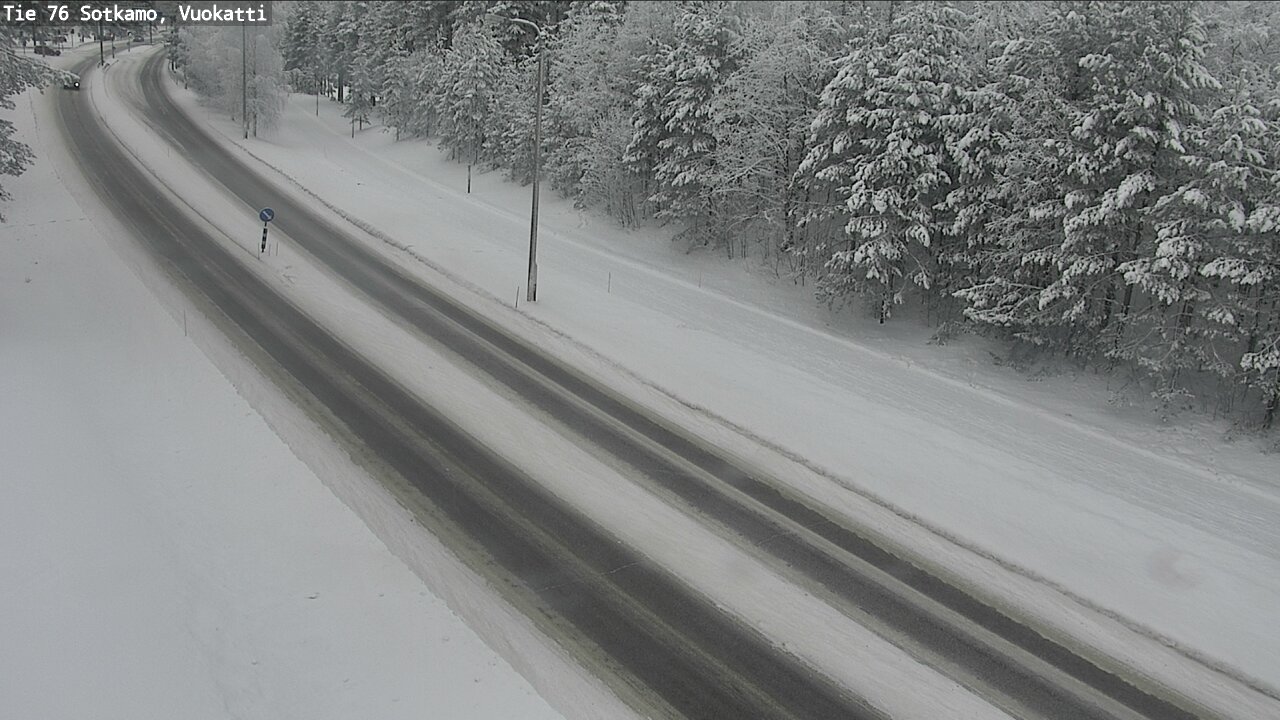 Weather Camera Image Road 76 Sotkamo, Vuokatti, Sotkamo, Kainuu