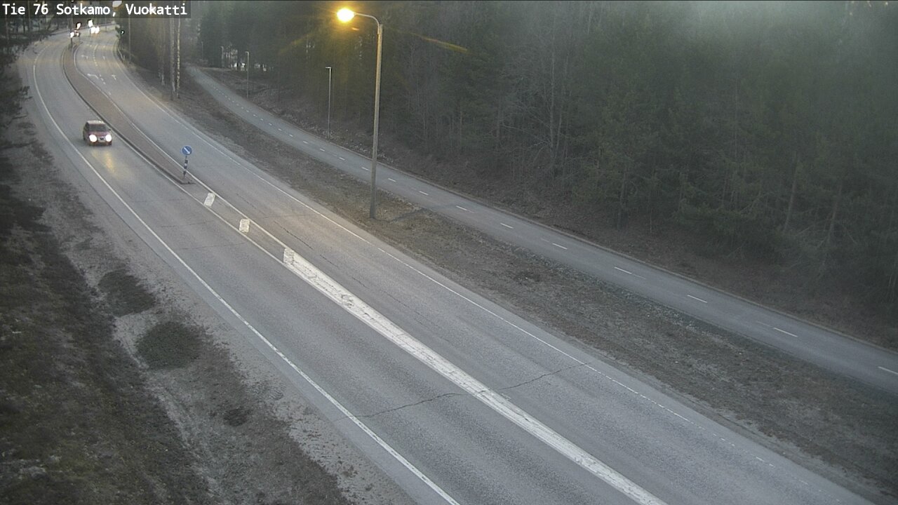 Weather Camera Image Road 76 Sotkamo, Vuokatti, Sotkamo, Kainuu