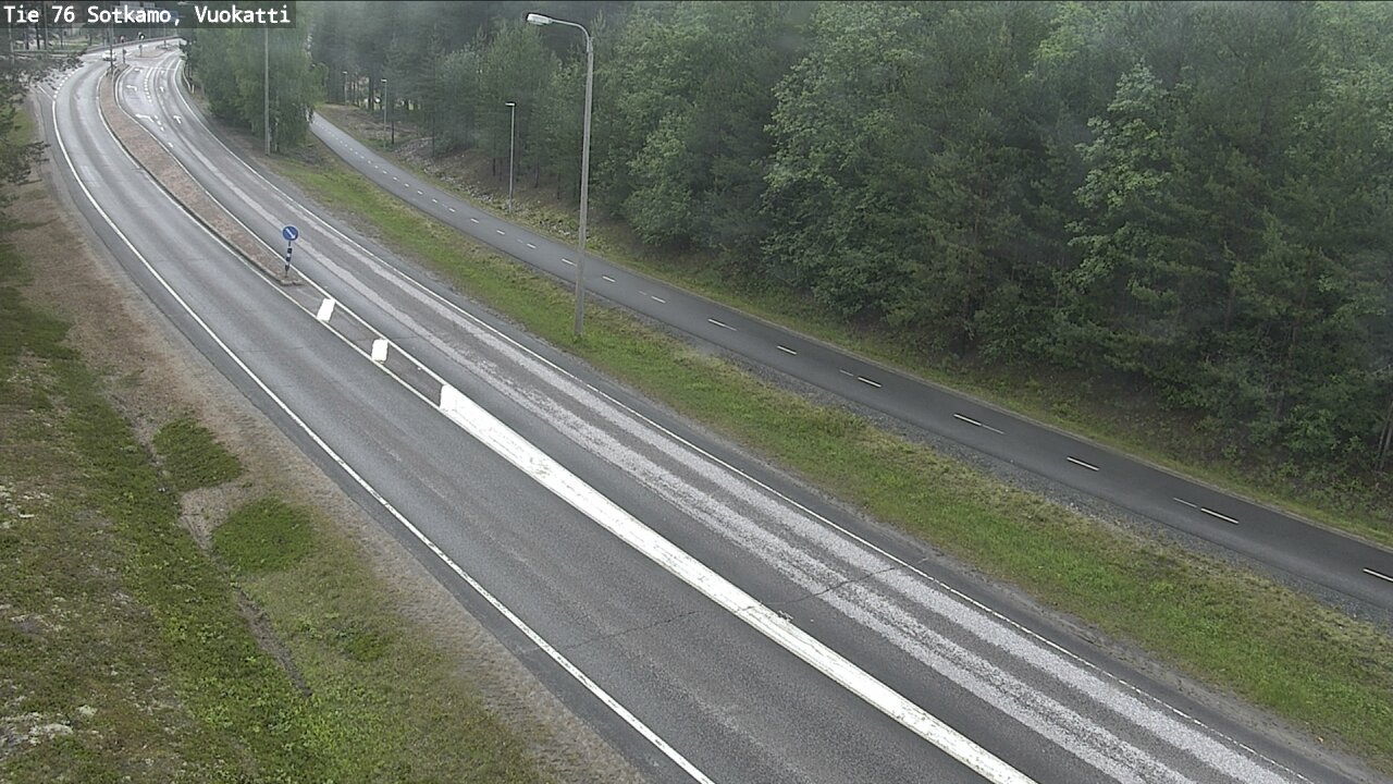 Weather Camera Image Road 76 Sotkamo, Vuokatti, Sotkamo, Kainuu