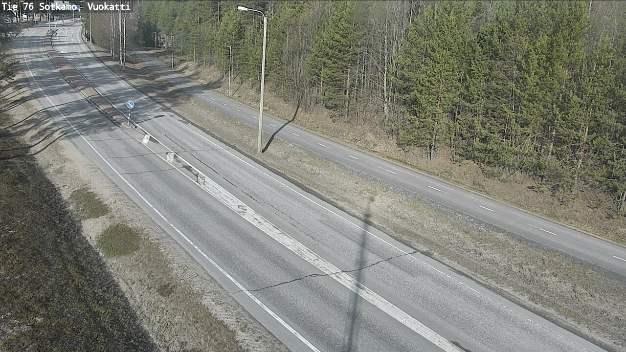Weather Camera Image Road 76 Sotkamo, Vuokatti, Sotkamo, Kainuu