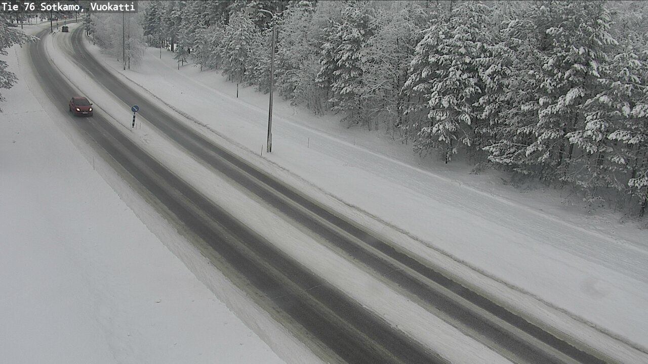 Weather Camera Image Road 76 Sotkamo, Vuokatti, Sotkamo, Kainuu