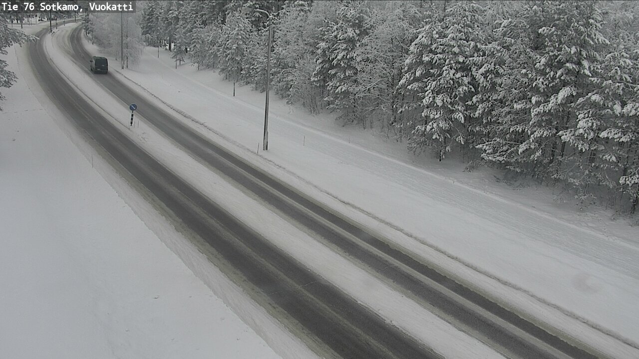 Weather Camera Image Road 76 Sotkamo, Vuokatti, Sotkamo, Kainuu