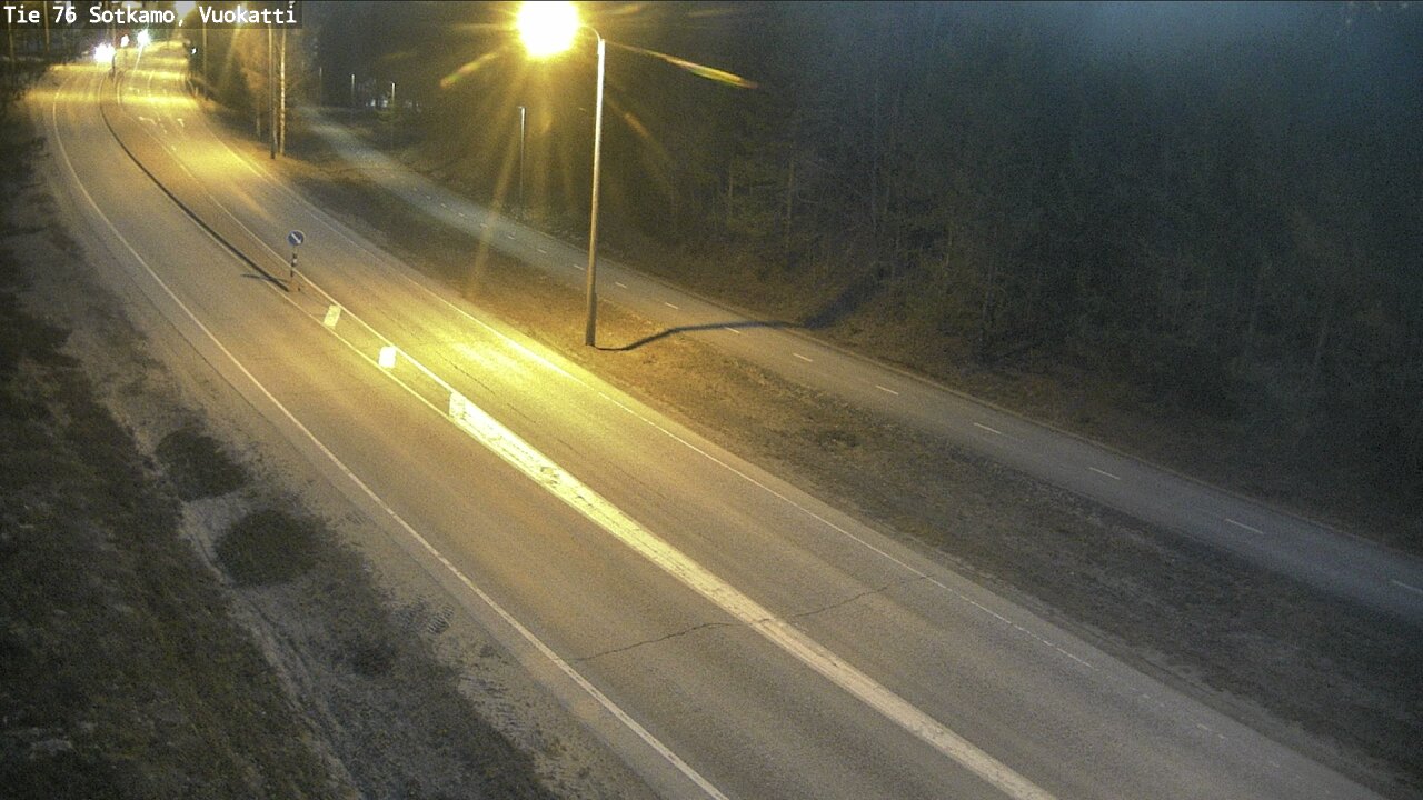 Weather Camera Image Road 76 Sotkamo, Vuokatti, Sotkamo, Kainuu
