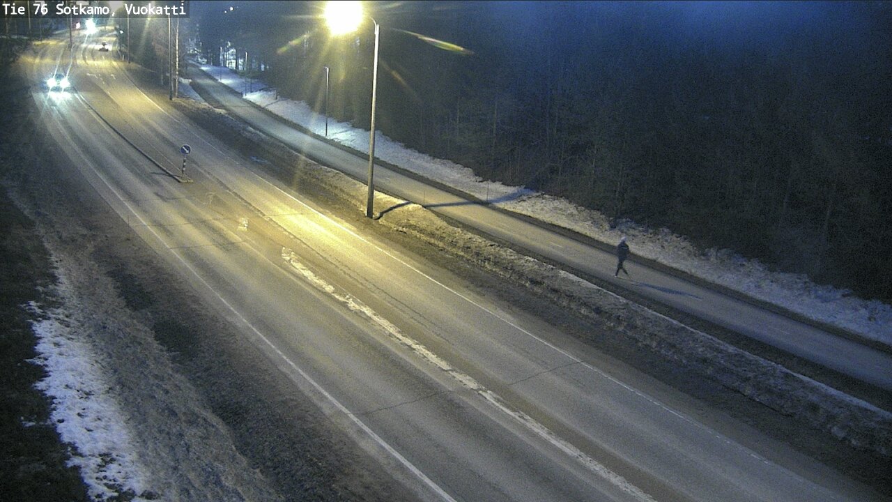 Weather Camera Image Väg 76 Sotkamo, Vuokatti, Sotkamo, Kainuu