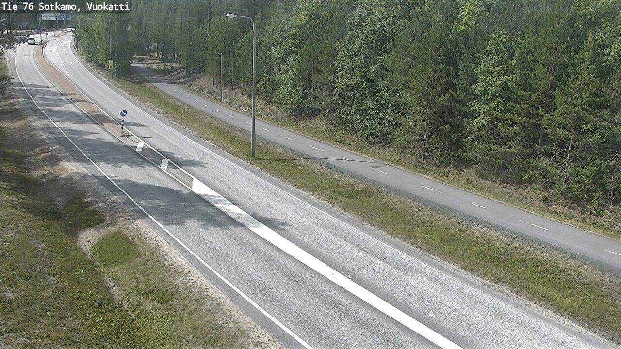 Weather Camera Image Väg 76 Sotkamo, Vuokatti, Sotkamo, Kainuu