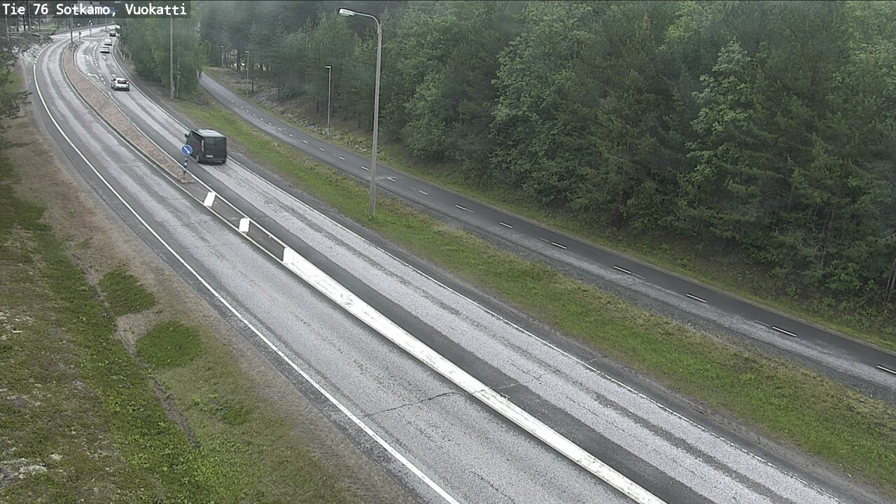 Weather Camera Image Road 76 Sotkamo, Vuokatti, Sotkamo, Kainuu