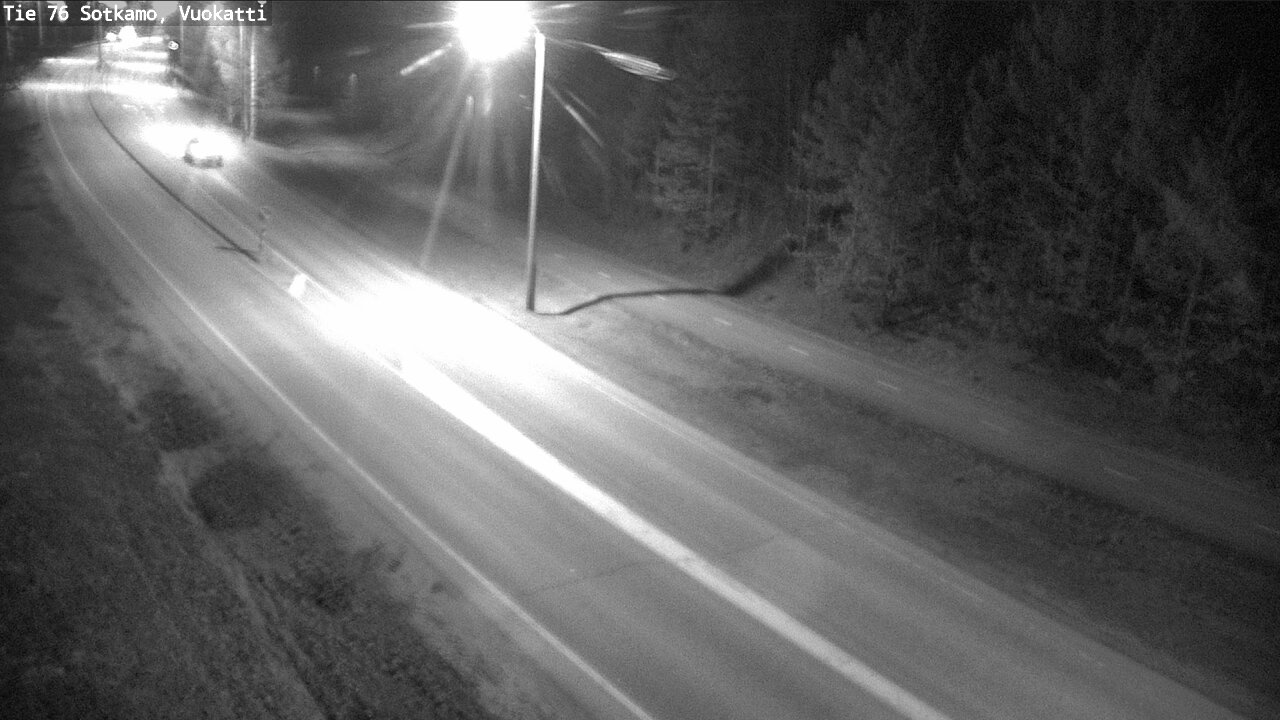Weather Camera Image Road 76 Sotkamo, Vuokatti, Sotkamo, Kainuu