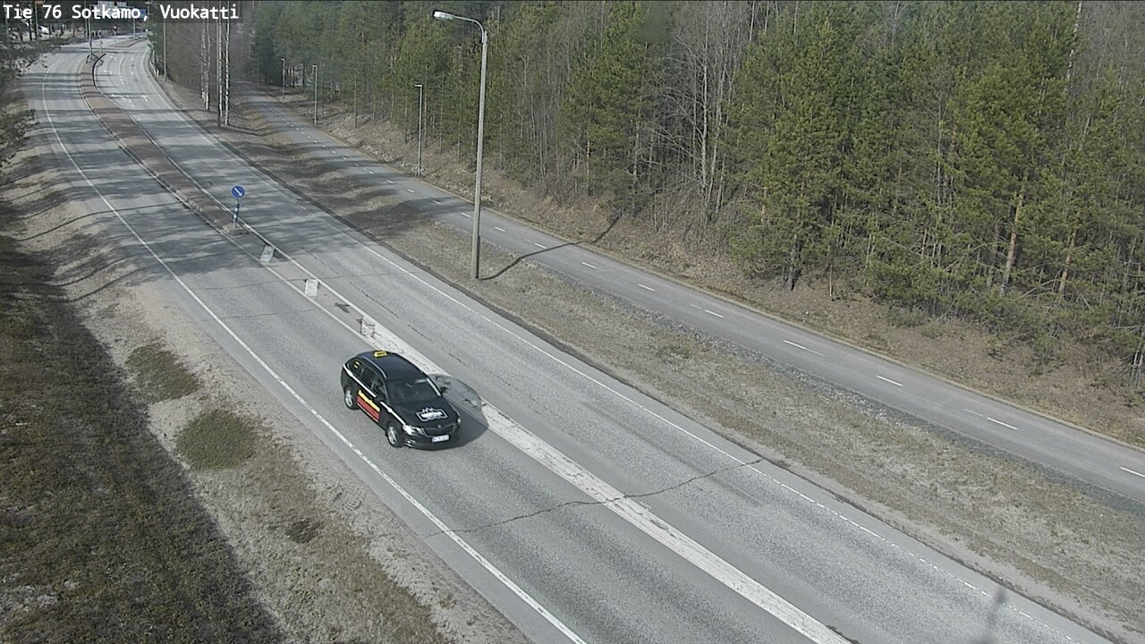 Weather Camera Image Road 76 Sotkamo, Vuokatti, Sotkamo, Kainuu