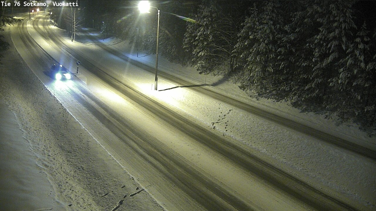 Weather Camera Image Väg 76 Sotkamo, Vuokatti, Sotkamo, Kainuu