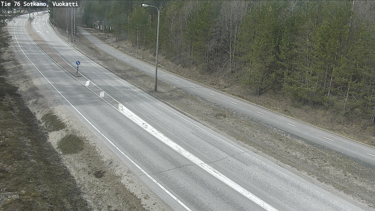 Weather Camera Image Road 76 Sotkamo, Vuokatti, Sotkamo, Kainuu