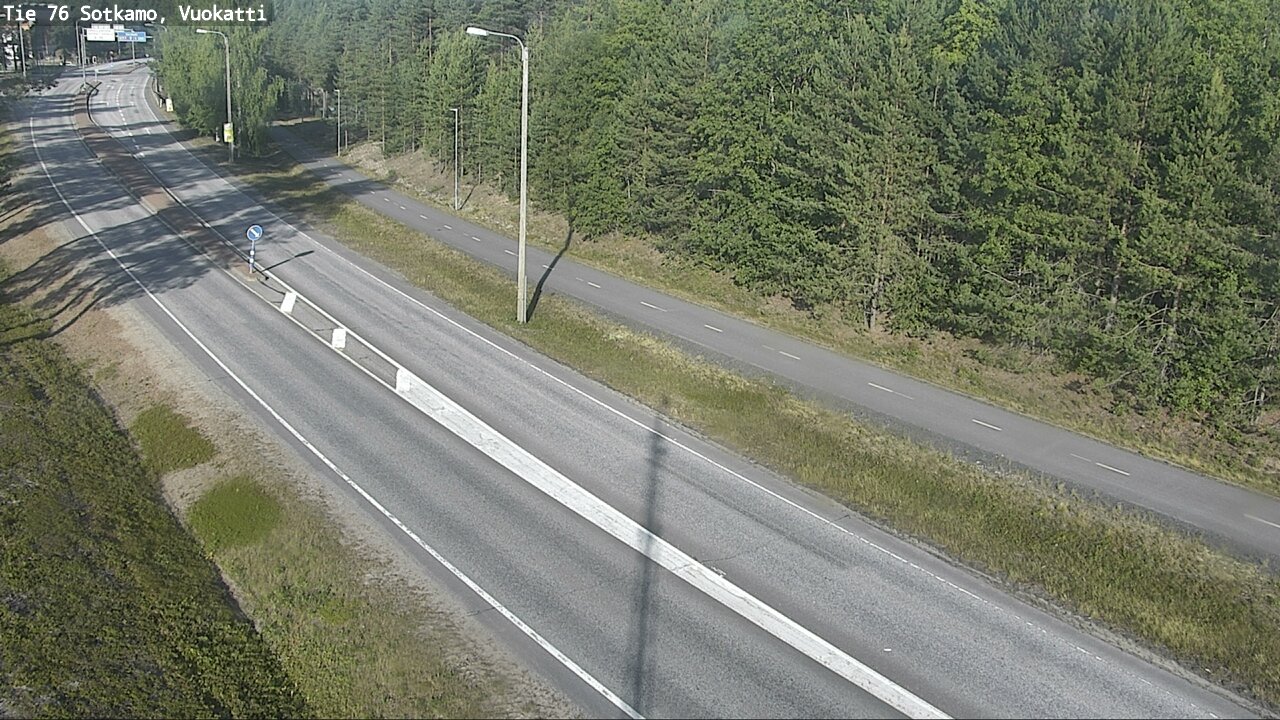 Weather Camera Image Road 76 Sotkamo, Vuokatti, Sotkamo, Kainuu