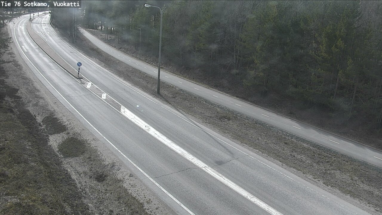 Weather Camera Image Road 76 Sotkamo, Vuokatti, Sotkamo, Kainuu