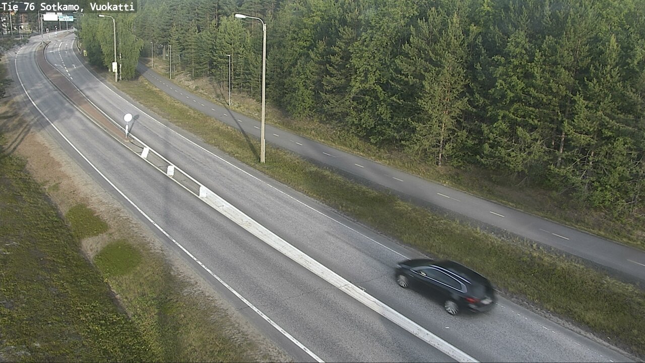 Weather Camera Image Road 76 Sotkamo, Vuokatti, Sotkamo, Kainuu