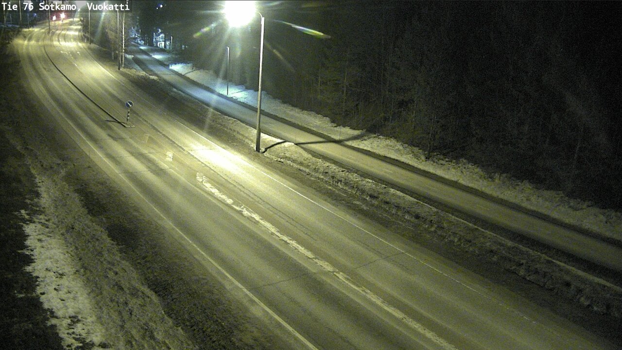 Weather Camera Image Väg 76 Sotkamo, Vuokatti, Sotkamo, Kainuu