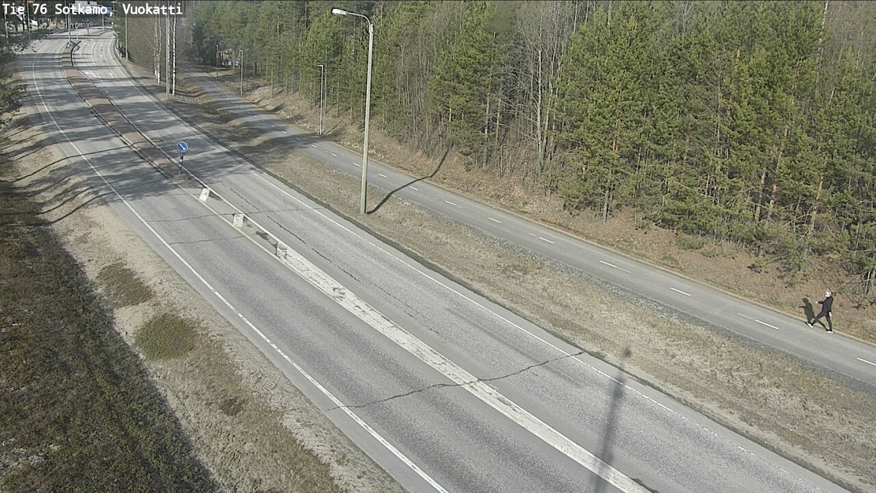Weather Camera Image Road 76 Sotkamo, Vuokatti, Sotkamo, Kainuu