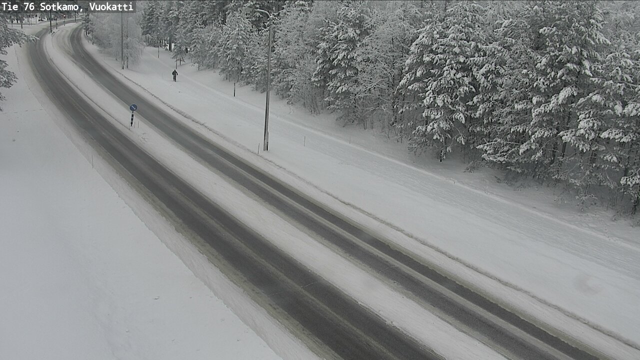 Weather Camera Image Road 76 Sotkamo, Vuokatti, Sotkamo, Kainuu