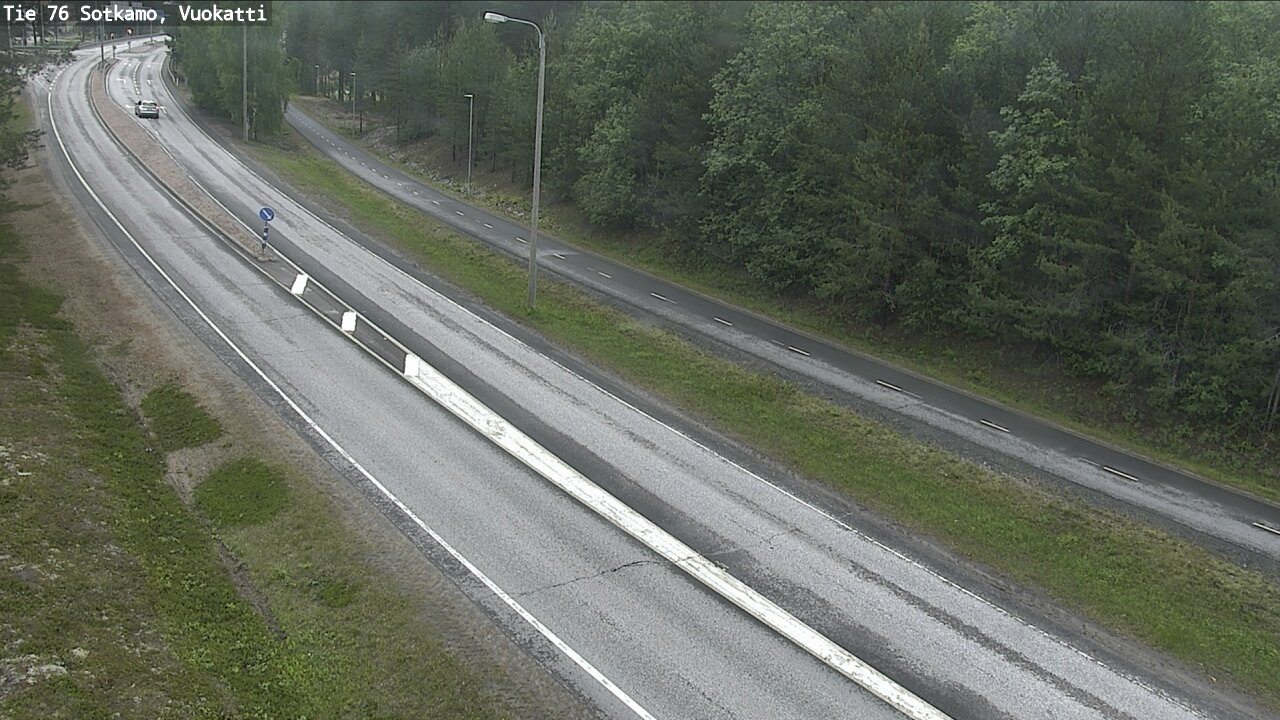 Weather Camera Image Road 76 Sotkamo, Vuokatti, Sotkamo, Kainuu