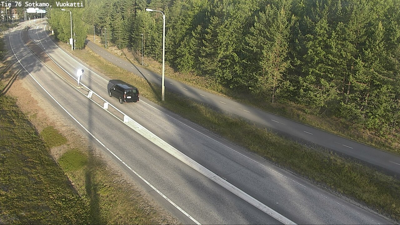 Weather Camera Image Road 76 Sotkamo, Vuokatti, Sotkamo, Kainuu