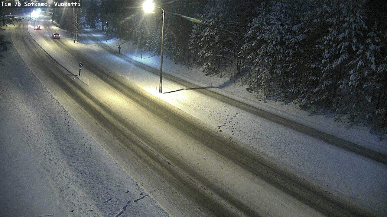 Weather Camera Image Väg 76 Sotkamo, Vuokatti, Sotkamo, Kainuu