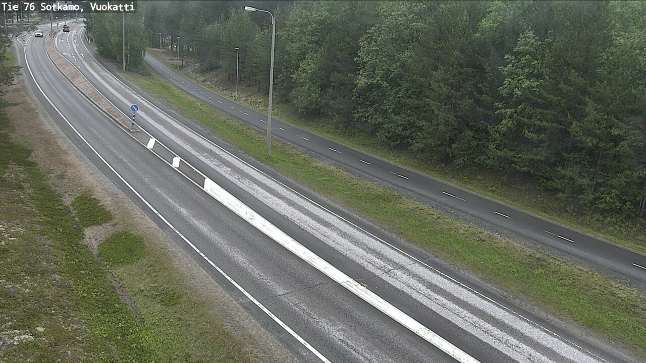 Weather Camera Image Road 76 Sotkamo, Vuokatti, Sotkamo, Kainuu