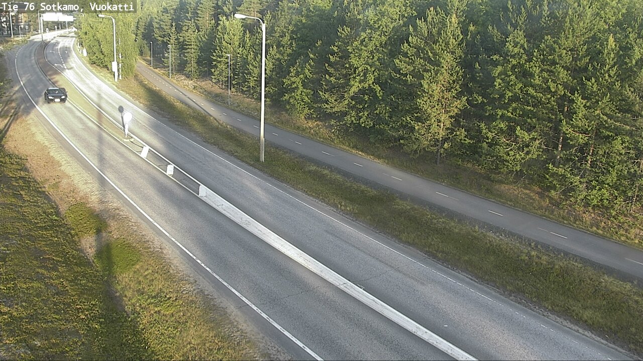 Weather Camera Image Road 76 Sotkamo, Vuokatti, Sotkamo, Kainuu