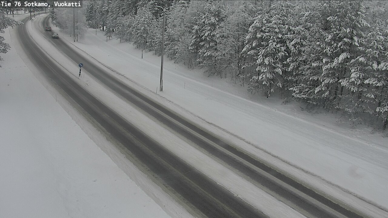 Weather Camera Image Road 76 Sotkamo, Vuokatti, Sotkamo, Kainuu