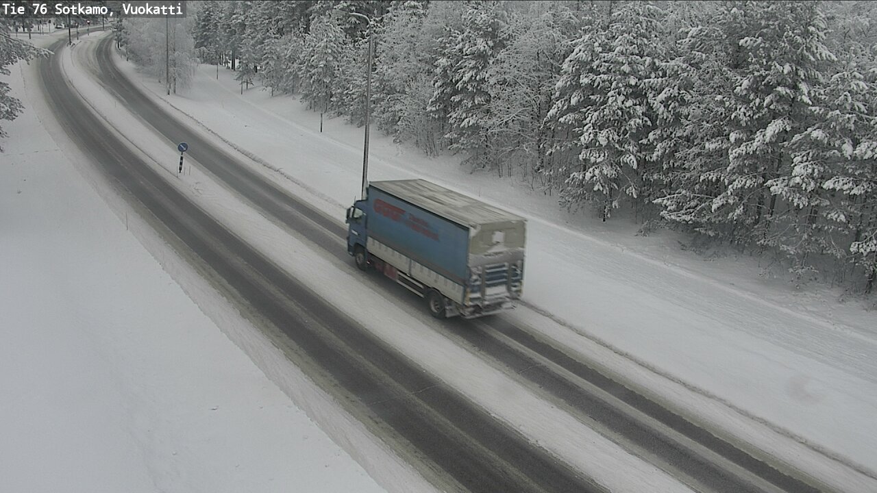 Weather Camera Image Road 76 Sotkamo, Vuokatti, Sotkamo, Kainuu