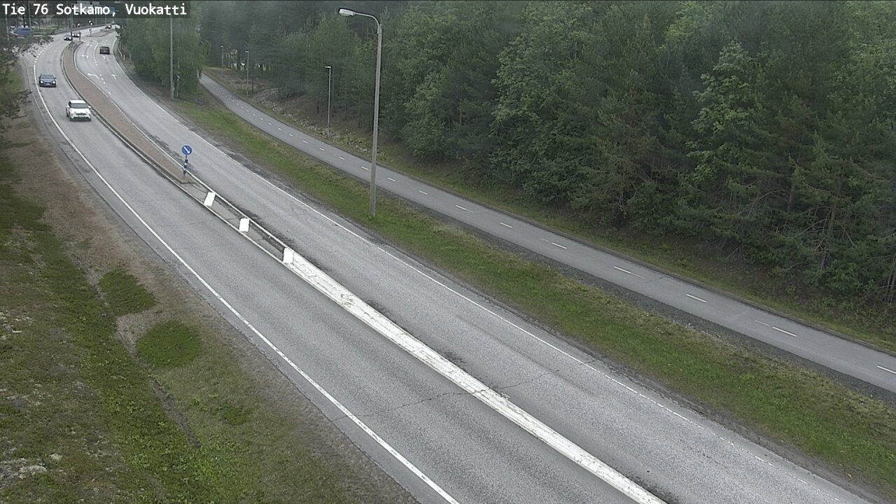 Weather Camera Image Väg 76 Sotkamo, Vuokatti, Sotkamo, Kainuu