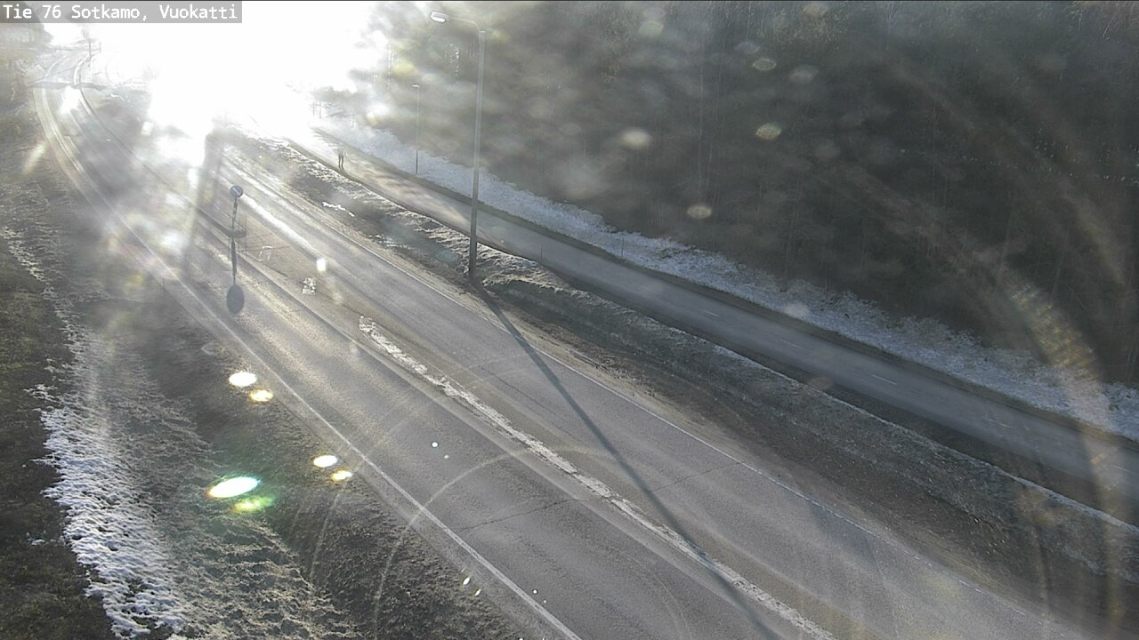 Weather Camera Image Väg 76 Sotkamo, Vuokatti, Sotkamo, Kainuu