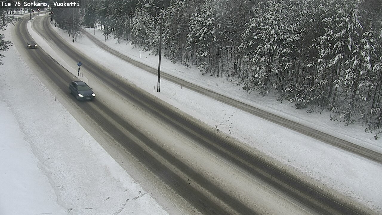 Weather Camera Image Väg 76 Sotkamo, Vuokatti, Sotkamo, Kainuu