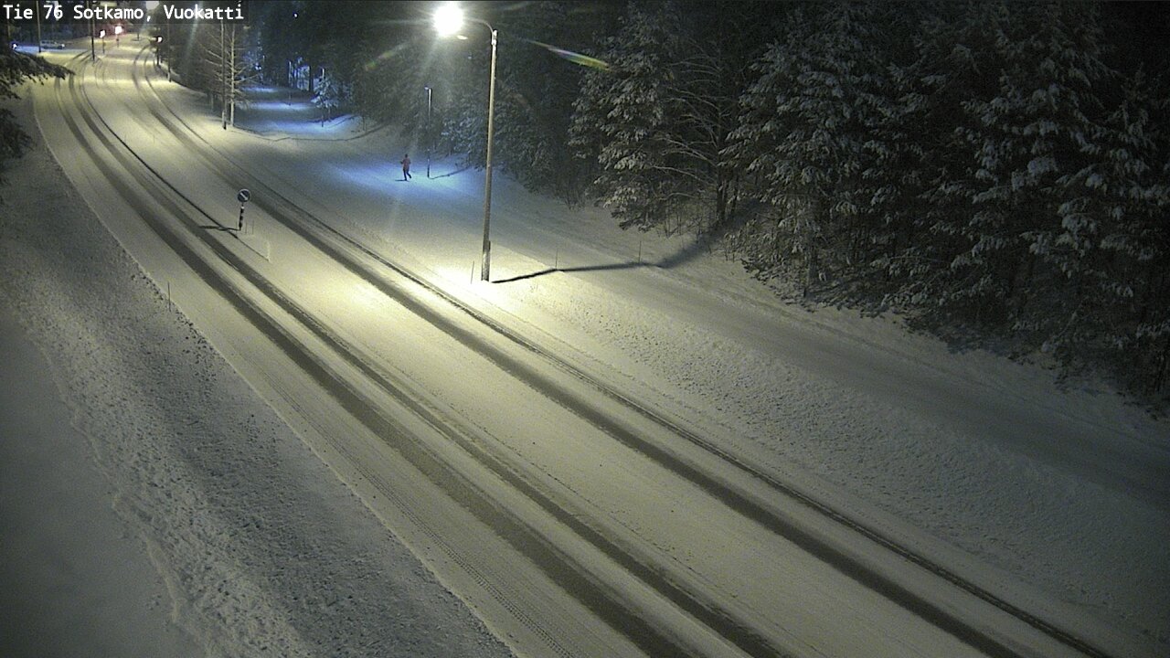 Weather Camera Image Väg 76 Sotkamo, Vuokatti, Sotkamo, Kainuu
