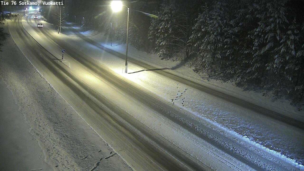 Weather Camera Image Väg 76 Sotkamo, Vuokatti, Sotkamo, Kainuu