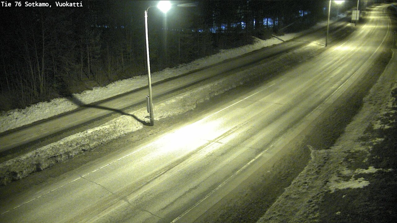 Weather Camera Image Road 76 Sotkamo, Vuokatti, Sotkamo, Kainuu