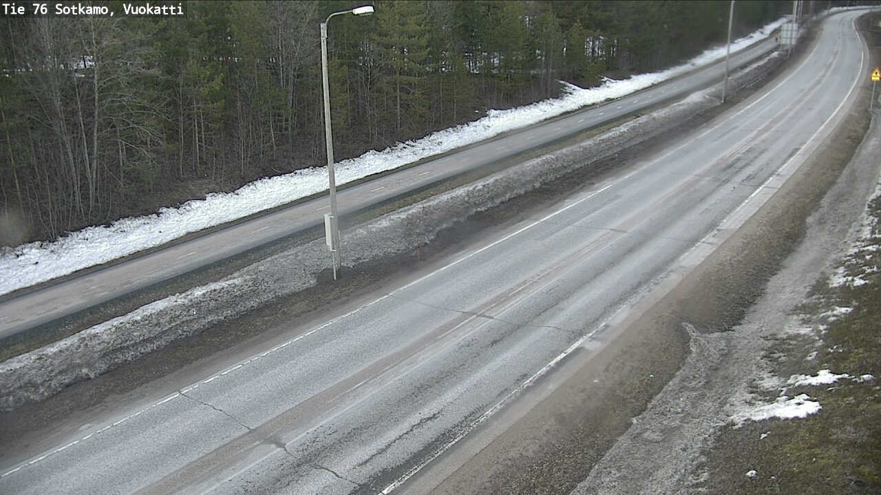 Weather Camera Image Road 76 Sotkamo, Vuokatti, Sotkamo, Kainuu