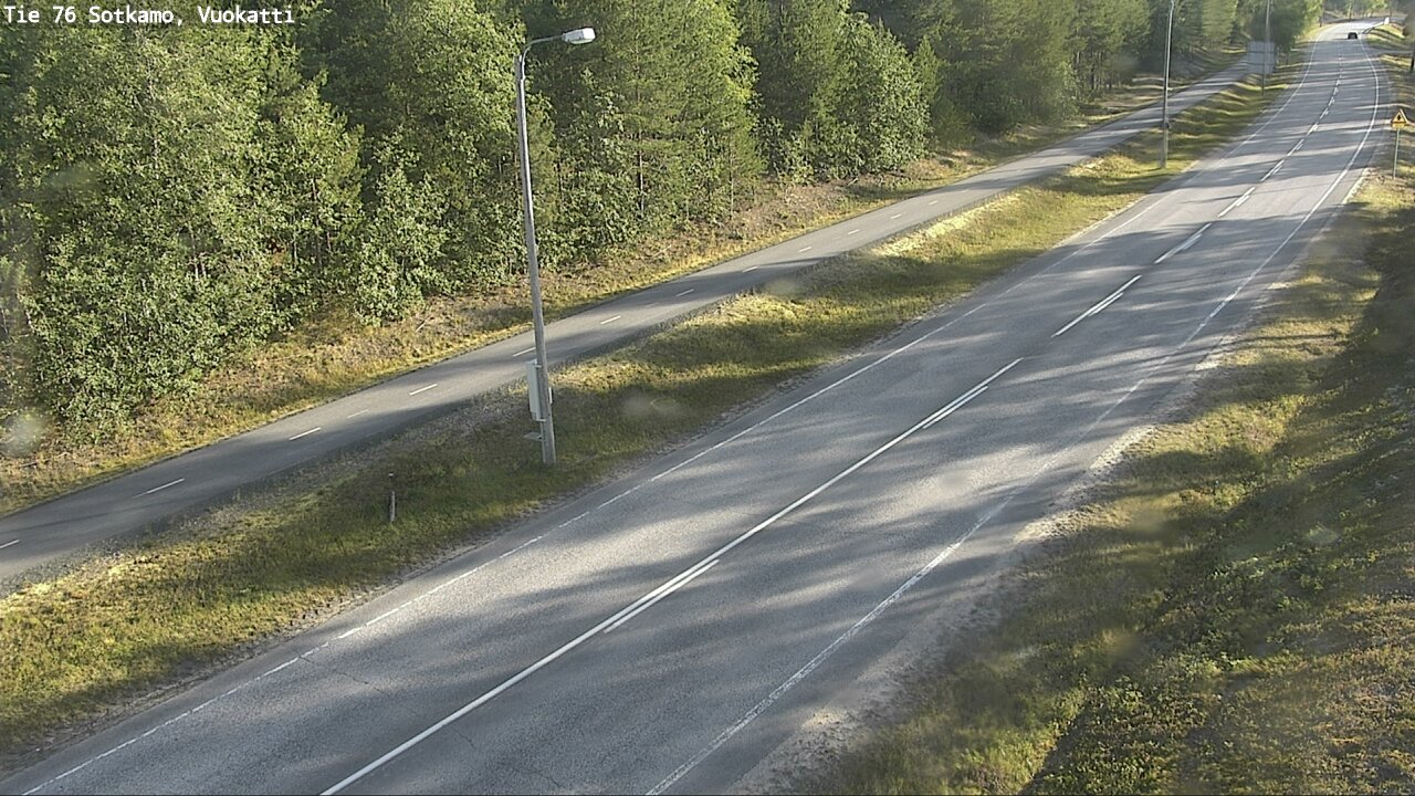 Weather Camera Image Väg 76 Sotkamo, Vuokatti, Sotkamo, Kainuu