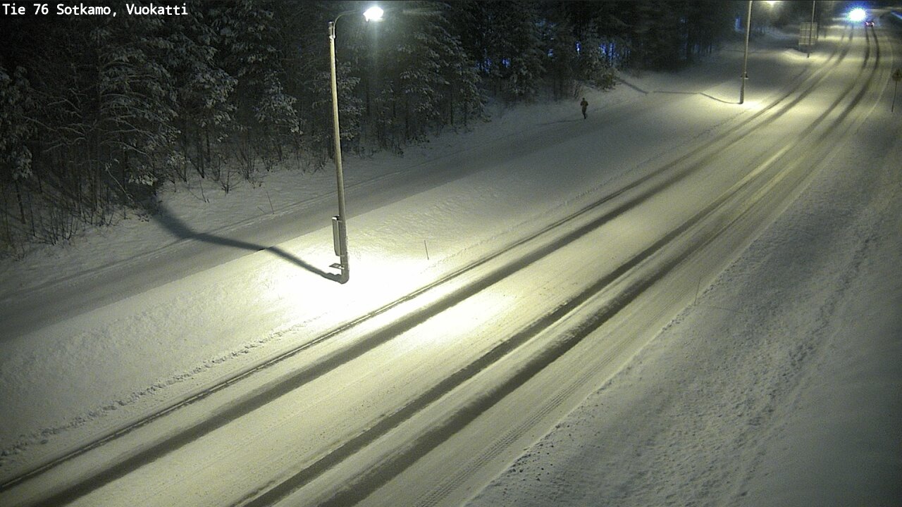Weather Camera Image Väg 76 Sotkamo, Vuokatti, Sotkamo, Kainuu