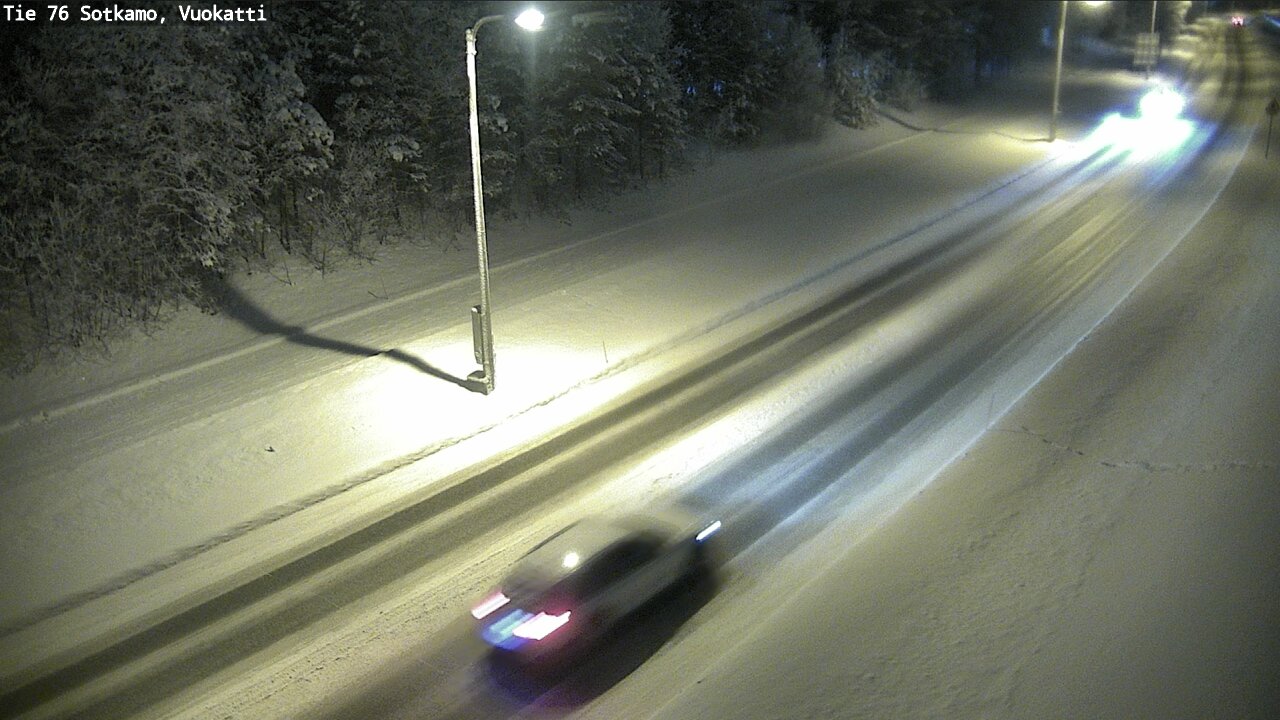 Weather Camera Image Road 76 Sotkamo, Vuokatti, Sotkamo, Kainuu